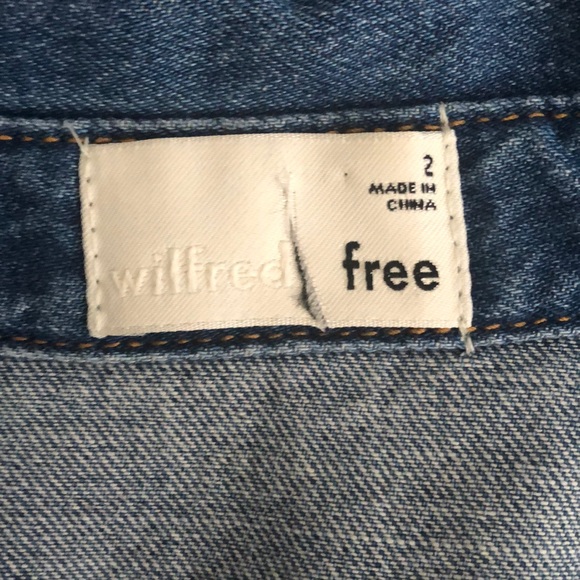 Wilfred Free Denim Button Down Shacket - Picture 9 of 11